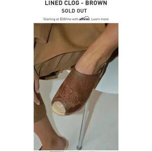 Santa Venetia Shearling Lined Clogs